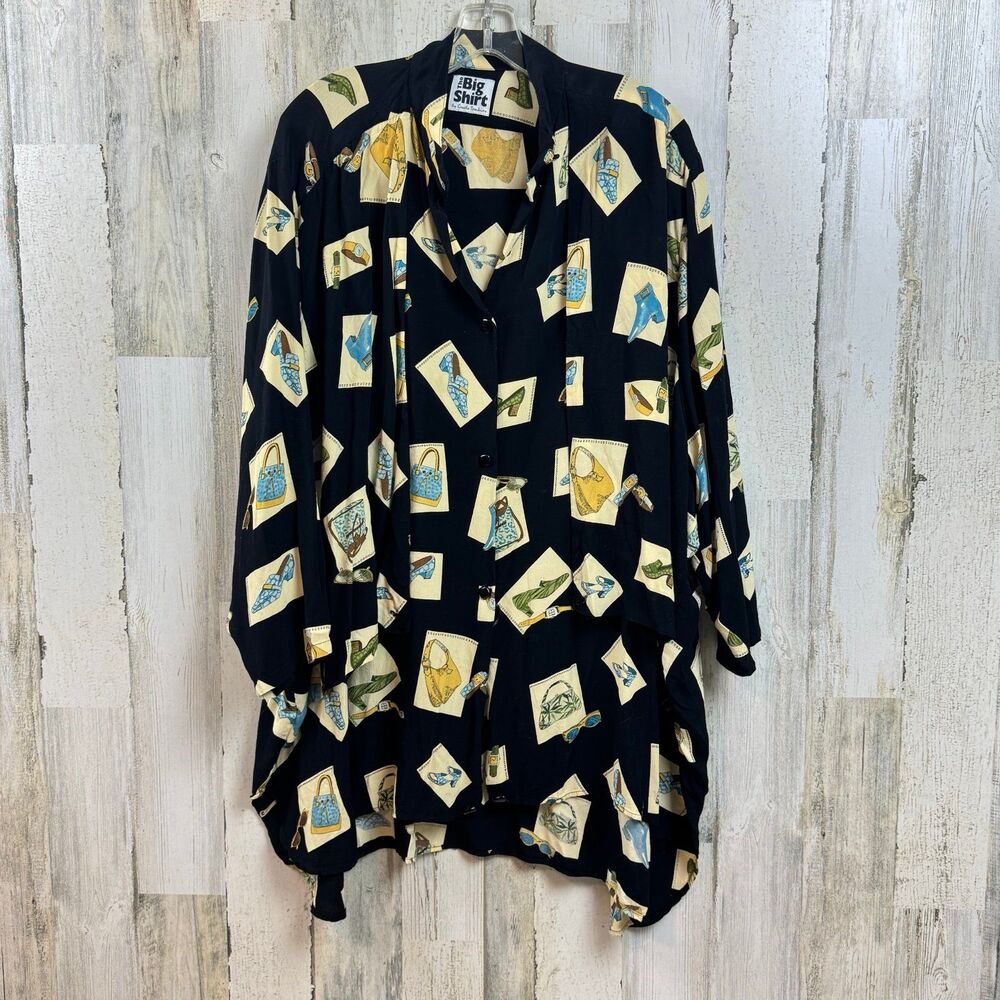 Vintage THE BIG SHIRT print shirt size 3